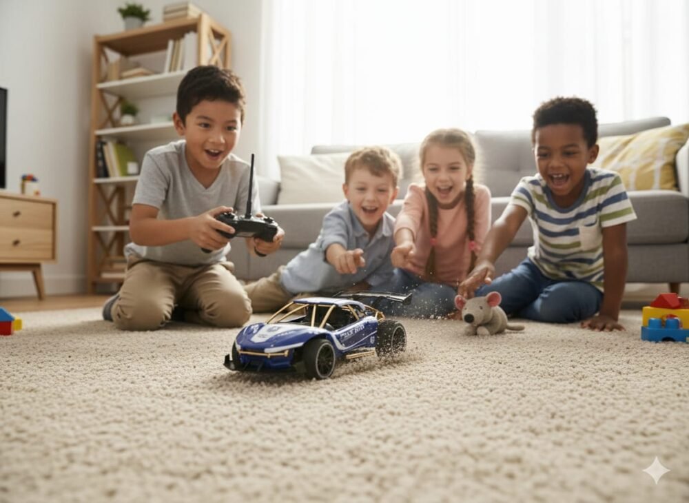 Ultimate Die-Cast 1:14 Scale 2.4G R/C Racing and Police Car