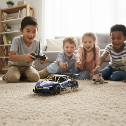 Ultimate Die-Cast 1:14 Scale 2.4G R/C Racing and Police Car