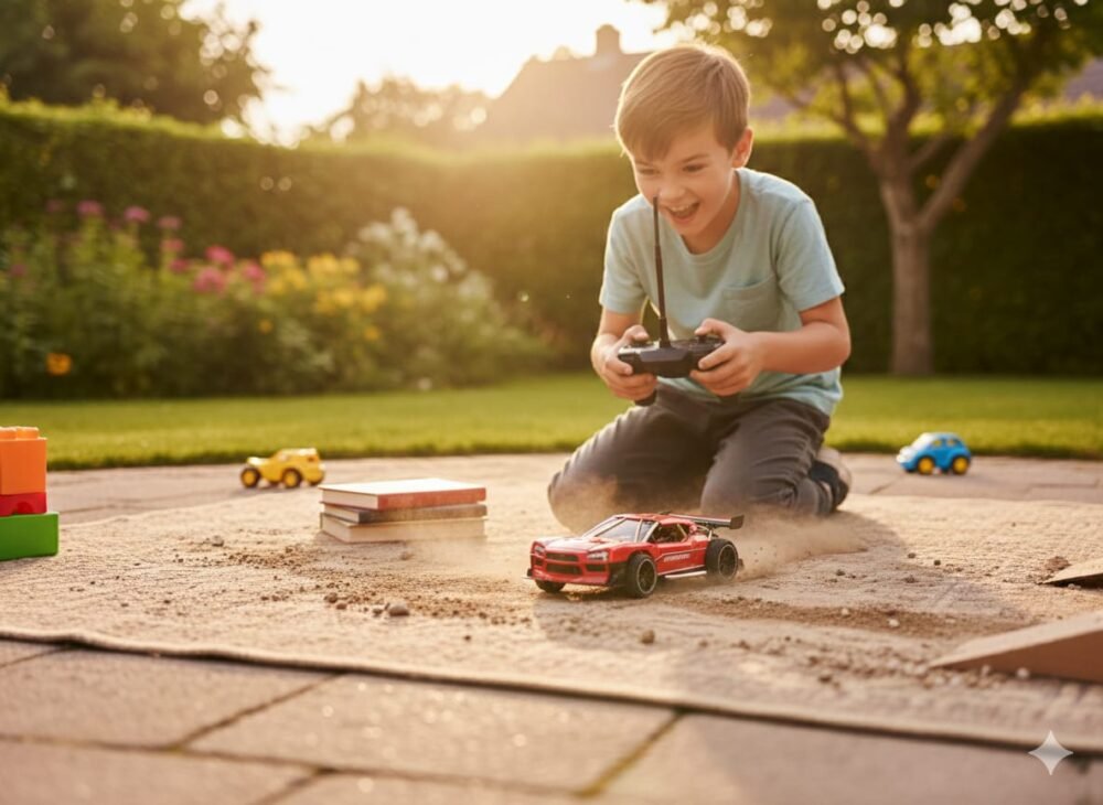 Ultimate Die-Cast 1:14 Scale 2.4G R/C Racing and Police Car