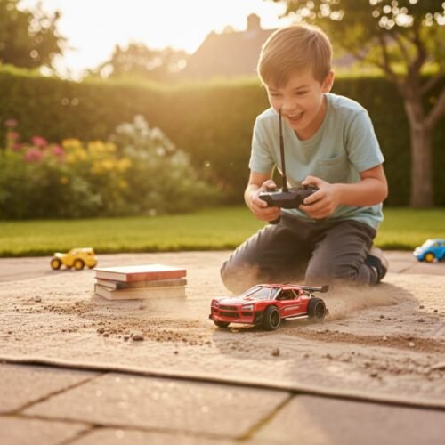 Ultimate Die-Cast 1:14 Scale 2.4G R/C Racing and Police Car