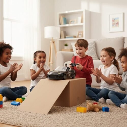 Epic Adventures Await with the Deluxe R/C Black Knight Sports Car