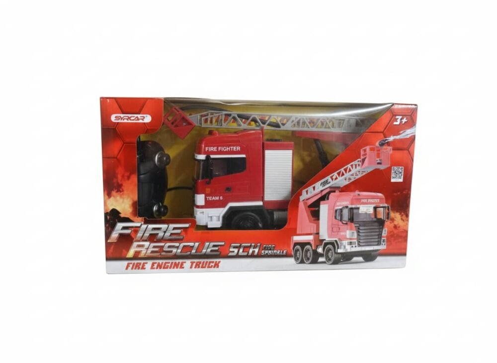 Command the Scene with the Ultimate R/C Fire Ladder Truck
