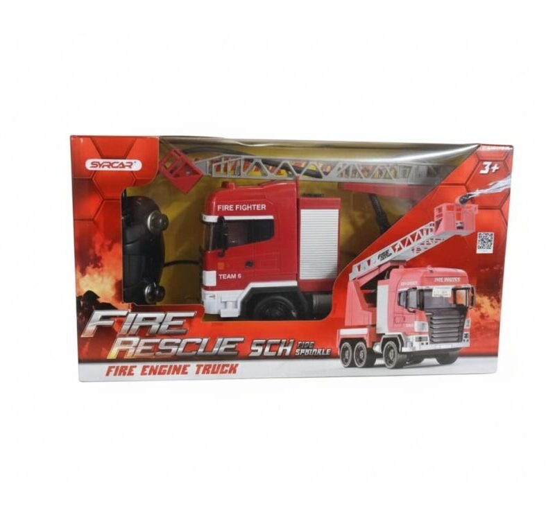 Command the Scene with the Ultimate R/C Fire Ladder Truck