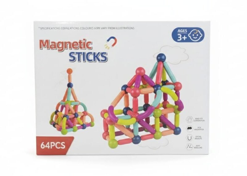 Magnetic Sticks 64PCS building set