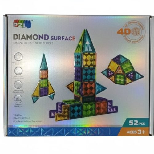 4D Surface Magnetic Building Blocks