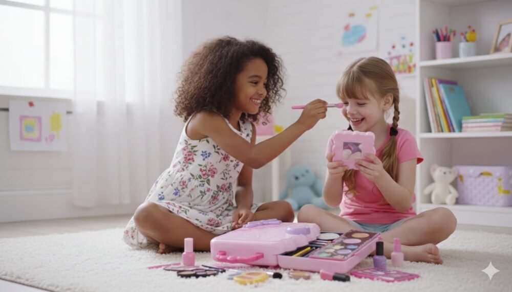 Multifunction Cosmetic Suitcase & Jewelry Set