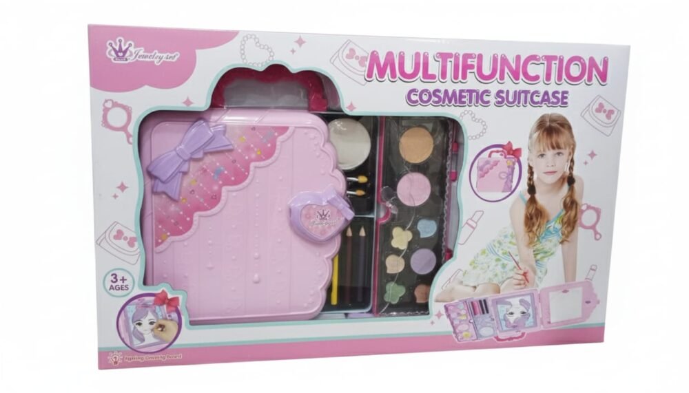 Multifunction Cosmetic Suitcase & Jewelry Set