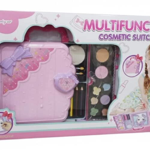 Multifunction Cosmetic Suitcase & Jewelry Set