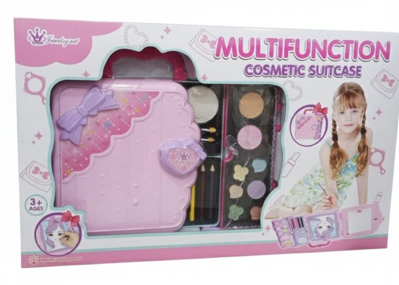 Multifunction Cosmetic Suitcase & Jewelry Set