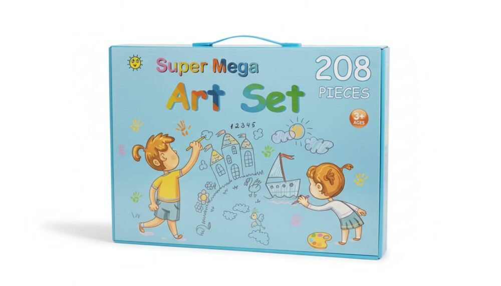 Super Mega 208-Piece Art Set