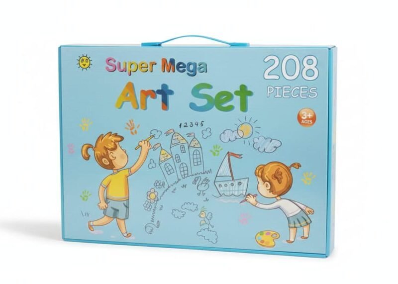 Super Mega 208-Piece Art Set