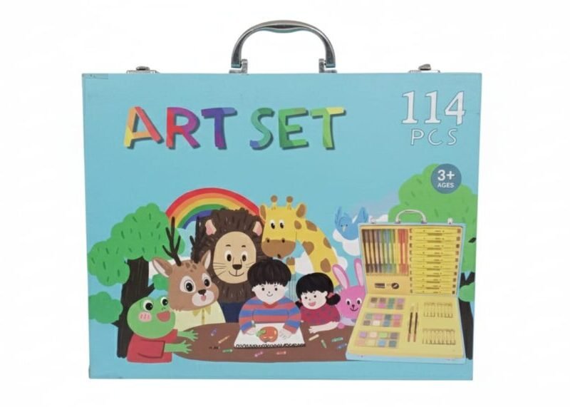 Wild Wonders 114-Piece Children's Art Set