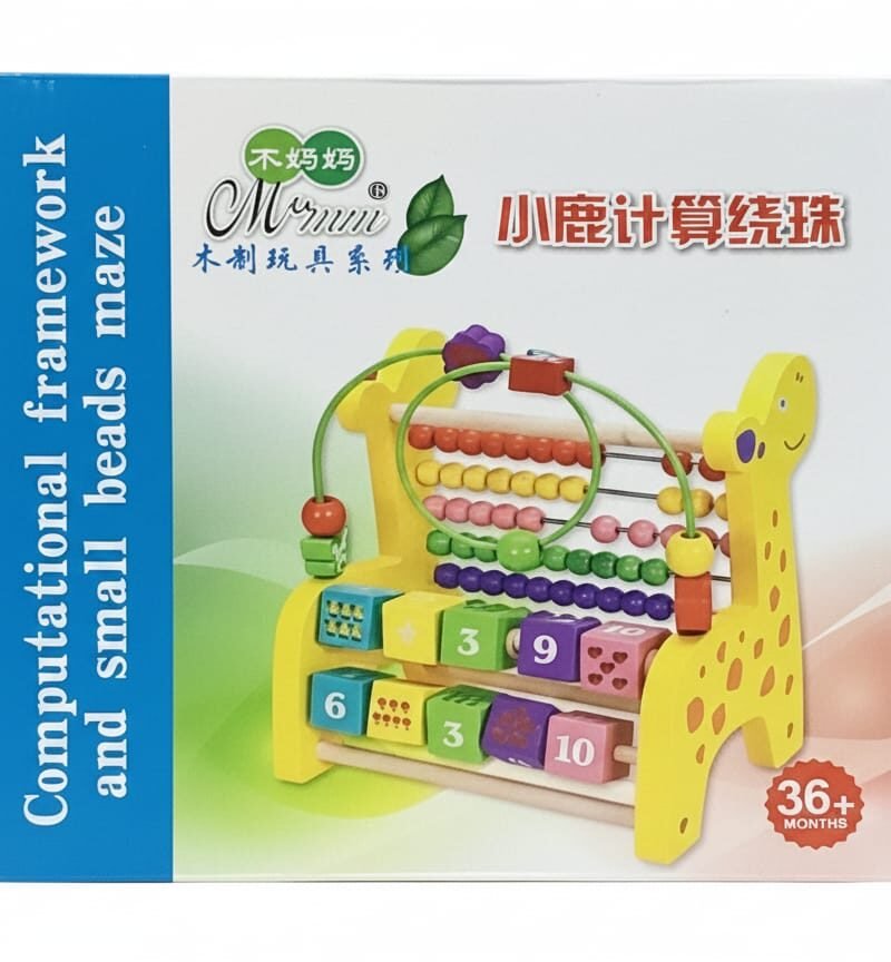 Wooden Computational Framework and Beads Maze