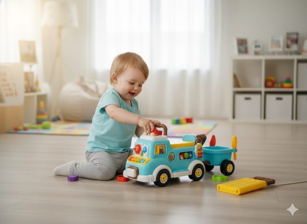 All-In-One Early Education Educational Stroller