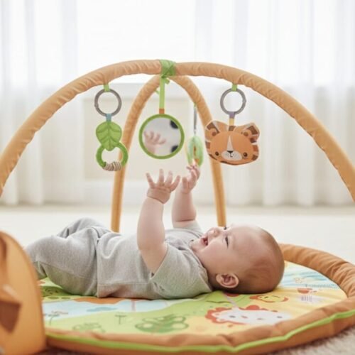 WhatsApp Image 2025-11-30 at 12.21.22 PM 3-in-1 Lion Activity Gym & Ball Pit