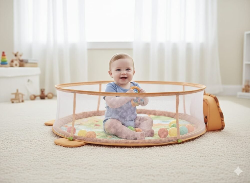 WhatsApp Image 2025-11-30 at 12.21.23 PM (2) 3-in-1 Lion Activity Gym & Ball Pit