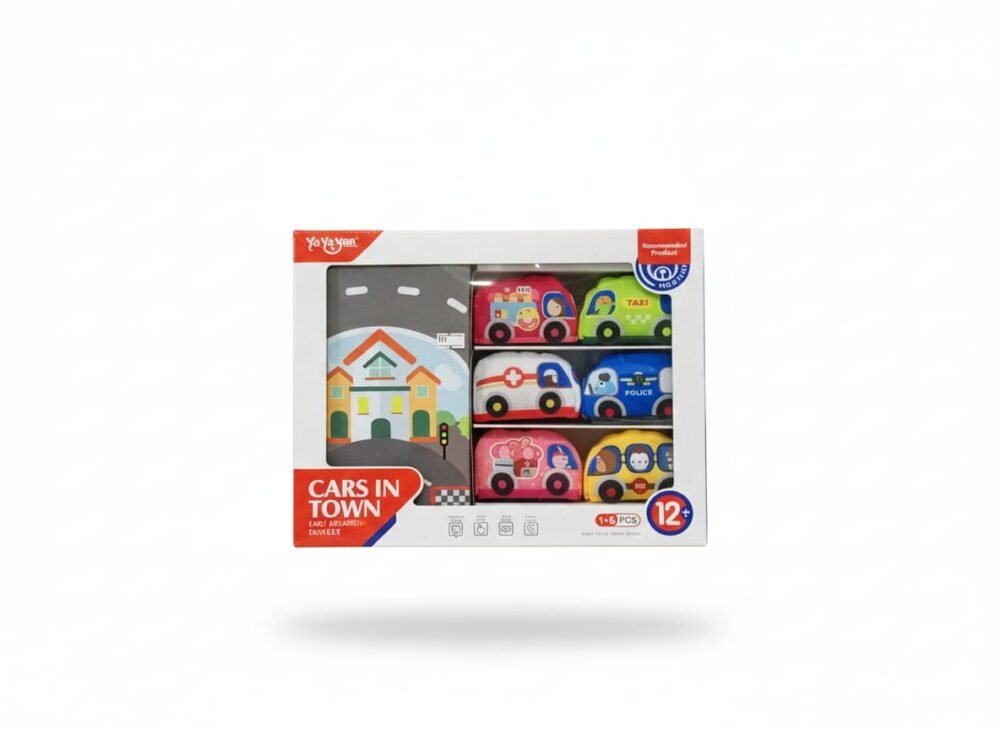 Cars In Town Wooden Vehicle Set