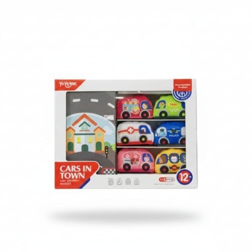 Cars In Town Wooden Vehicle Set