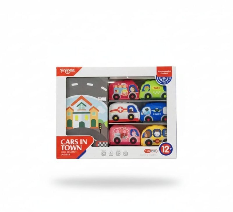 Cars In Town Wooden Vehicle Set