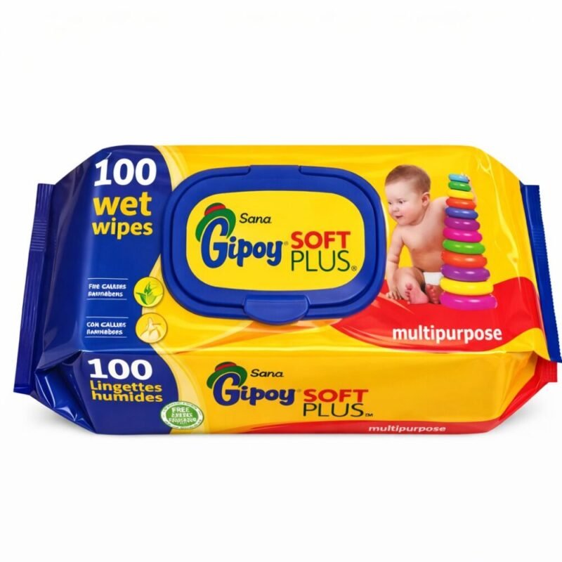 "Gipsy" Soft Plus Wet Wipes 100 pcs - مناديل مبللة