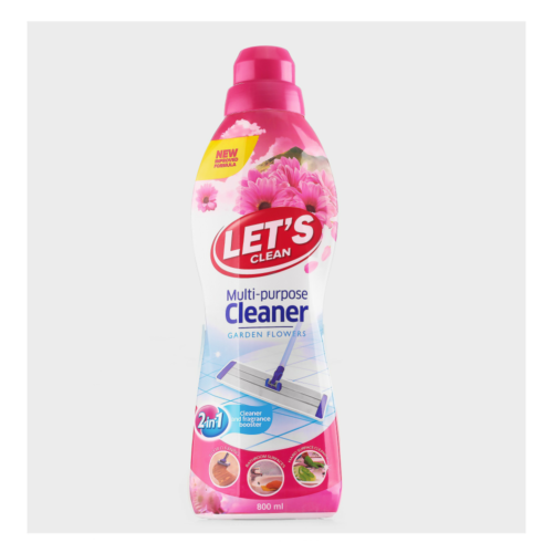 _عام متعدد الاستعمالات ليتس كلين برائحة كاردن فلورز-1000x1000 Let's Clean Multi-Purpose Cleaner 800ml