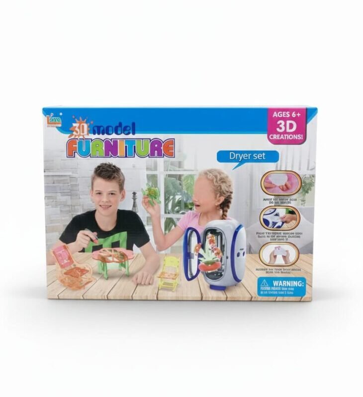 3D Model Furniture - Dryer Set