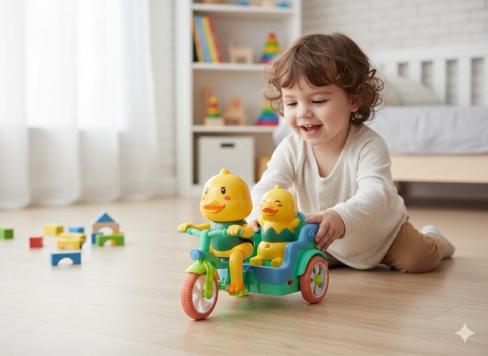 Musical Duck Tricycle Set