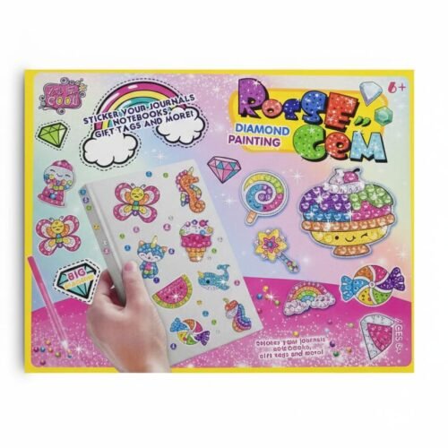 Rainbow Pop-Pop Diamond Painting Sticker Kit