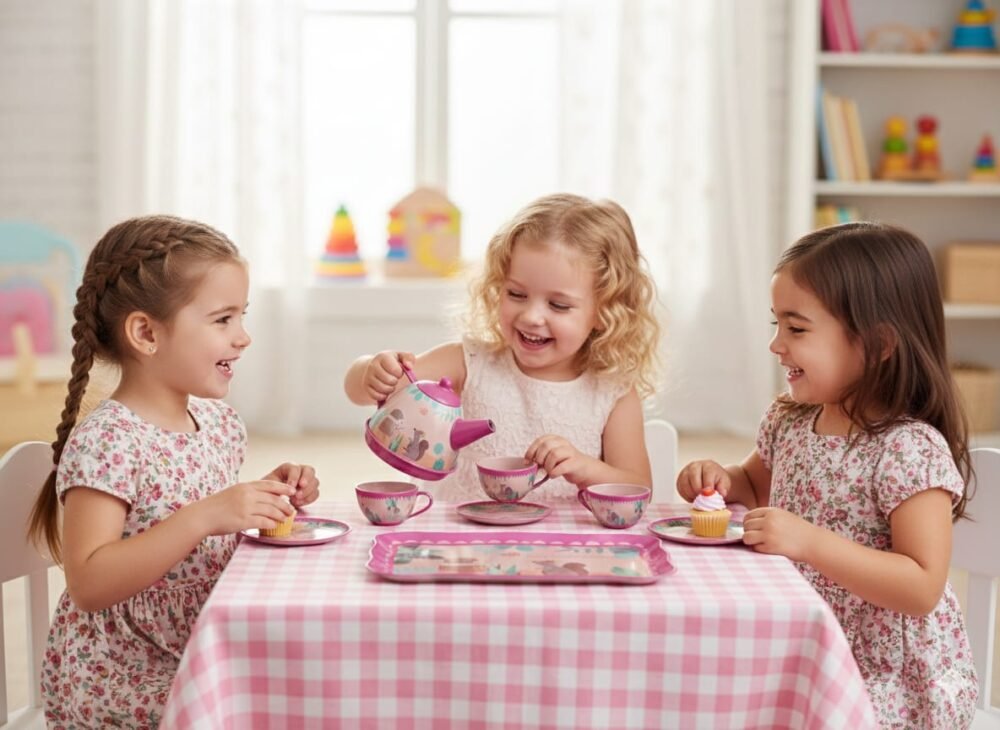Children's Tin Tea Set