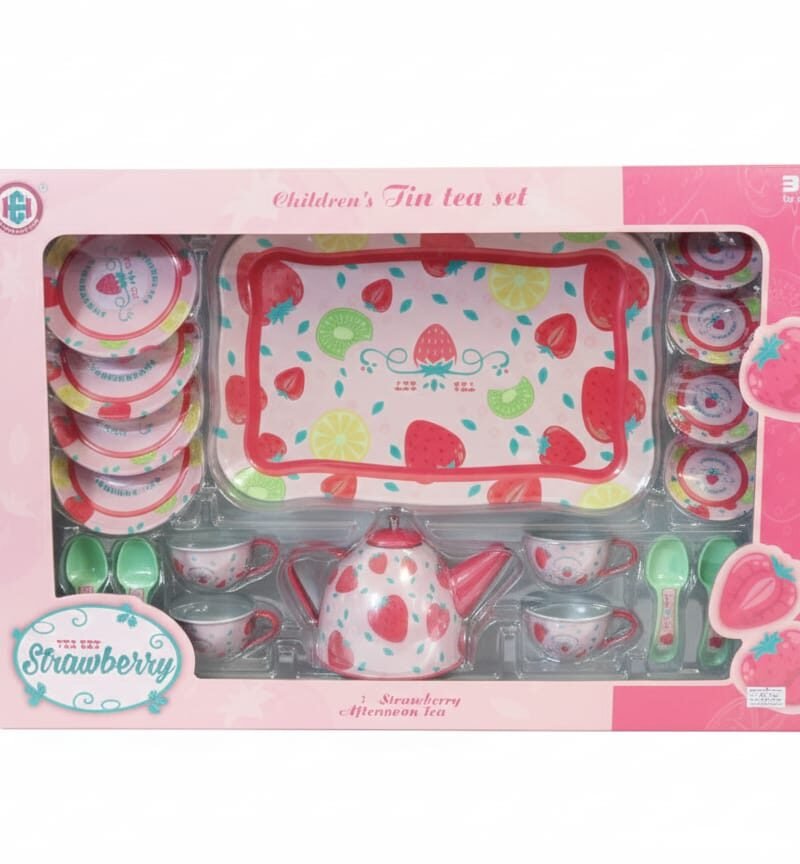 WhatsApp Image 2025-12-06 at 1.53.00 PM Delightful Strawberry Children's Tin Tea Set