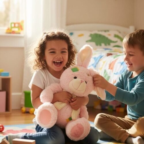 Love Pink Bunny Plush