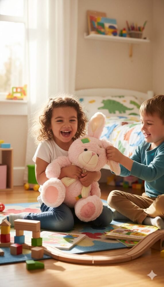 Love Pink Bunny Plush