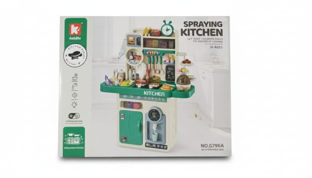 Kids' Simulation Spraying Kitchen Playset