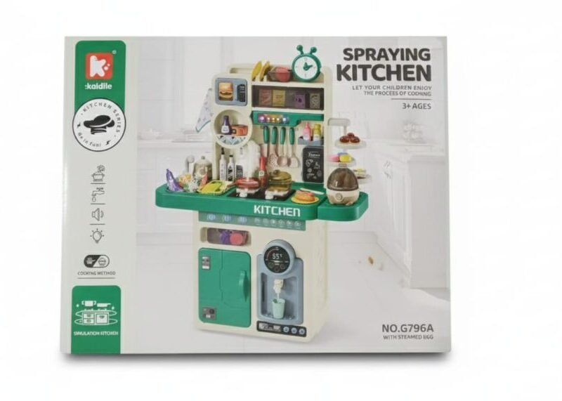 Kids' Simulation Spraying Kitchen Playset