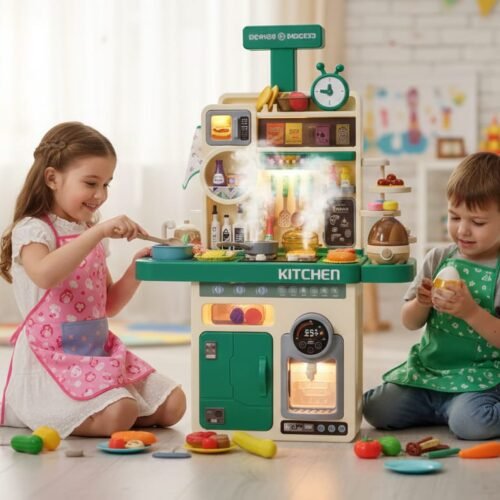 Kids' Simulation Spraying Kitchen Playset