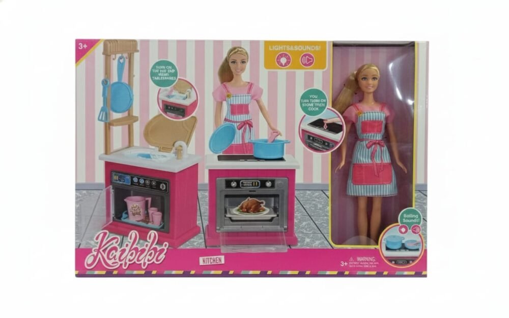Deluxe Chef Doll and Kitchen Playset