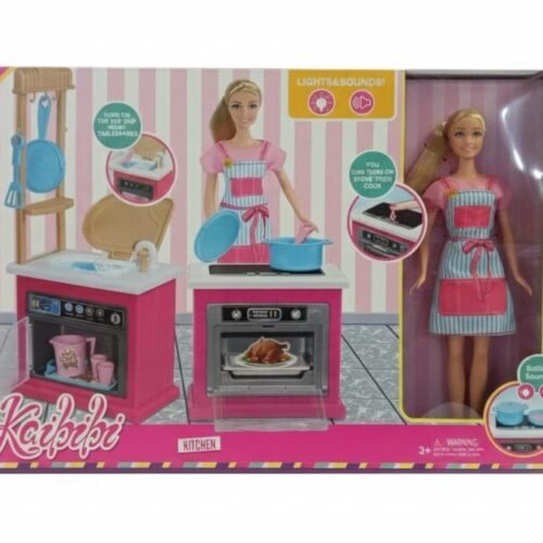 Deluxe Chef Doll and Kitchen Playset