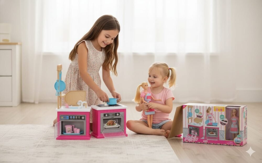 Deluxe Chef Doll and Kitchen Playset