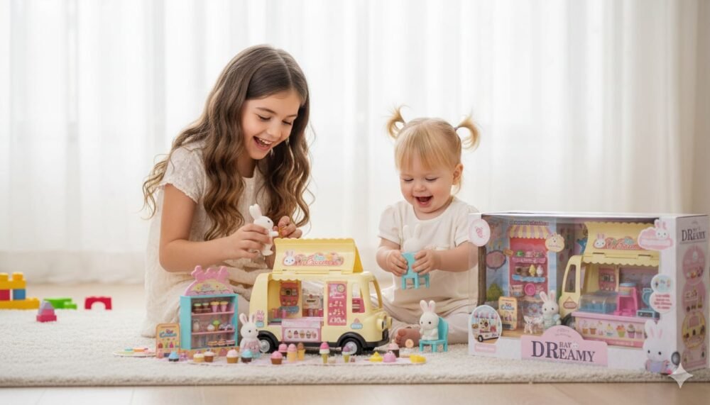 BAY DREAMY Ice Cream & Dessert Station Playset