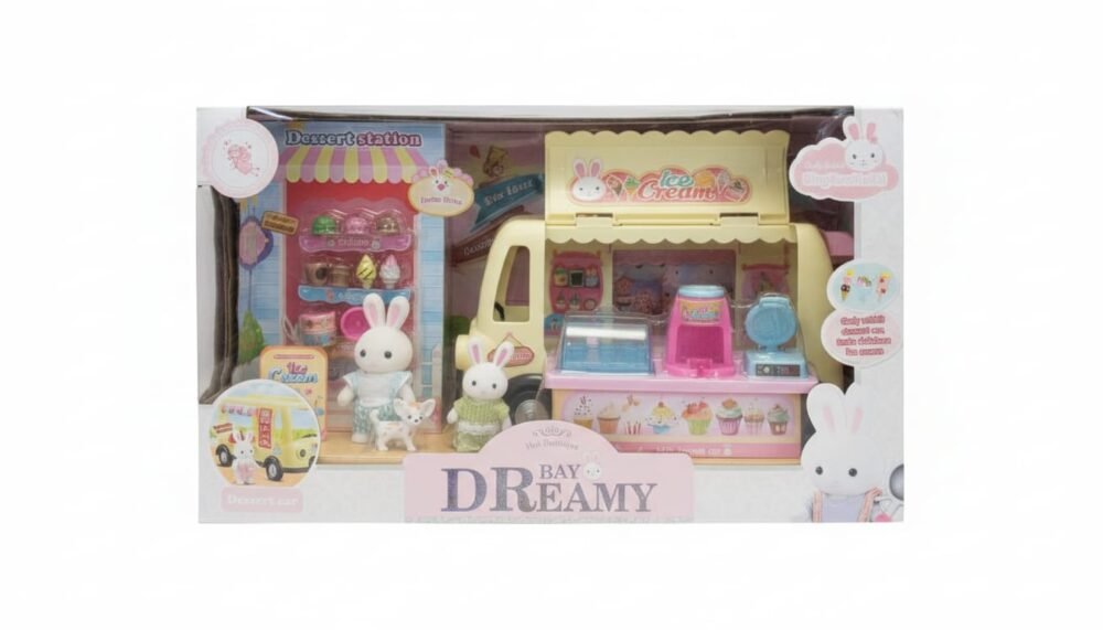 BAY DREAMY Ice Cream & Dessert Station Playset