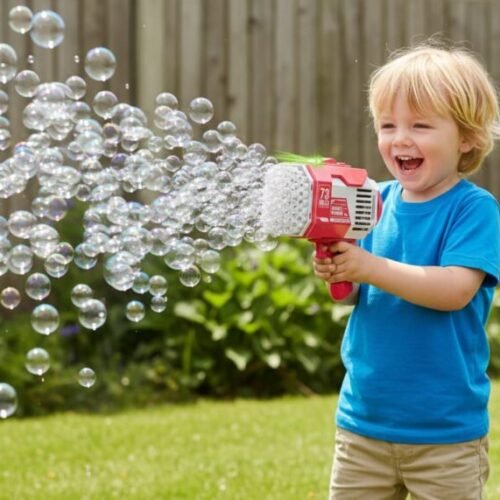 73 Bubble Rocket Electric Bubble Machine