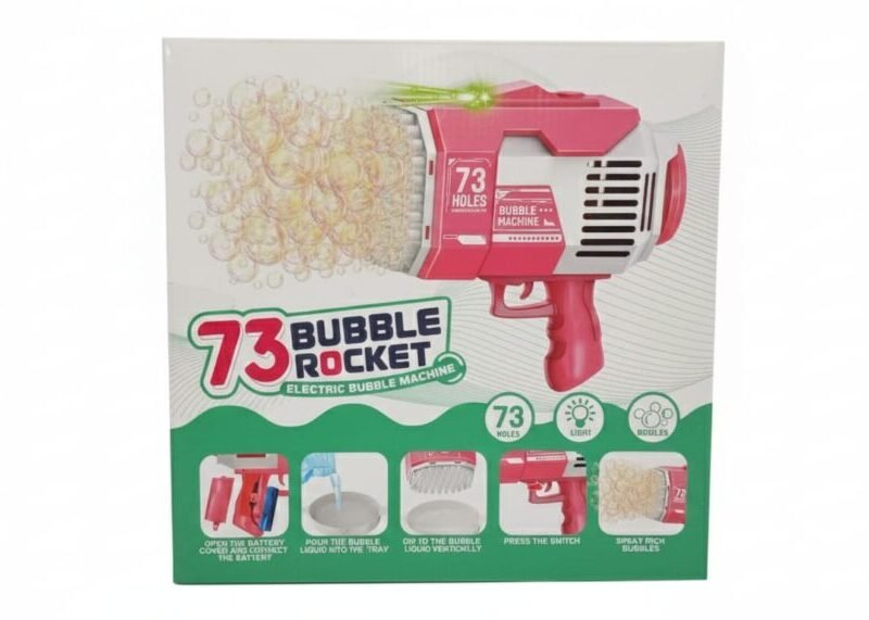 73 Bubble Rocket Electric Bubble Machine