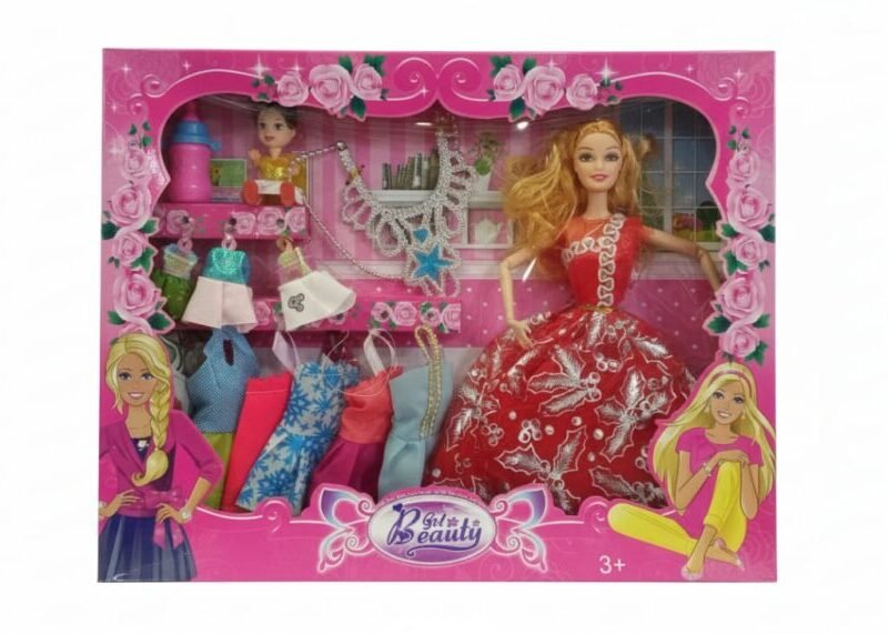 Girl & Beauty Fashion Doll Playset
