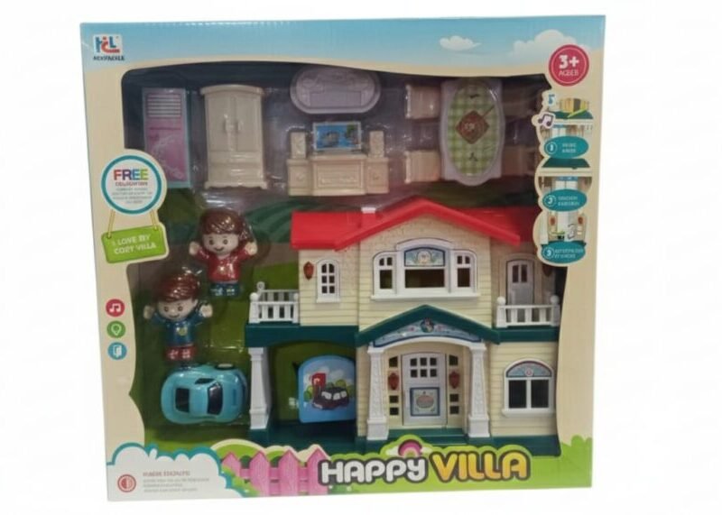Happy Villa Dollhouse Playset
