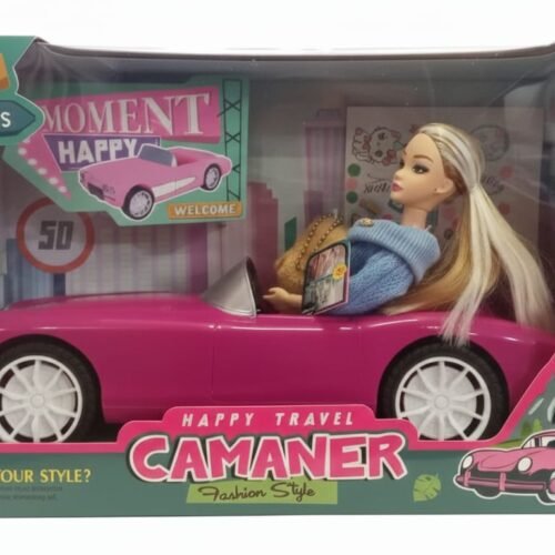 WhatsApp Image 2025-12-07 at 11.23.49 AM Happy Travel Camaner Fashion Doll and Convertible Car Set