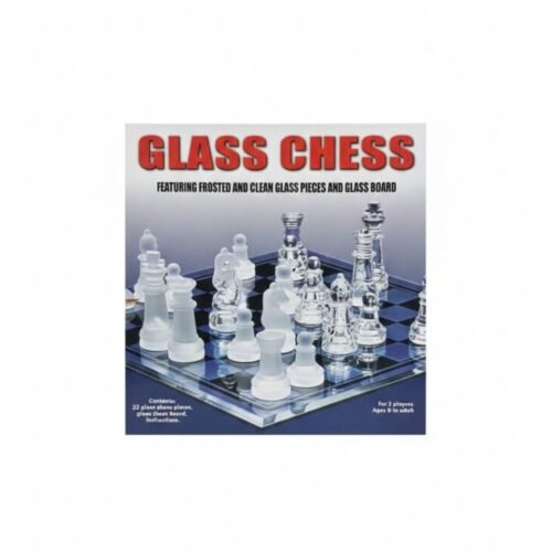 Elegant Glass Chess Set
