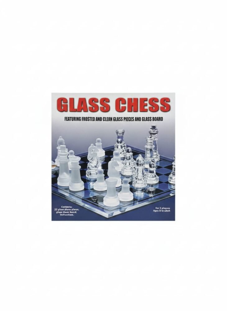 Elegant Glass Chess Set