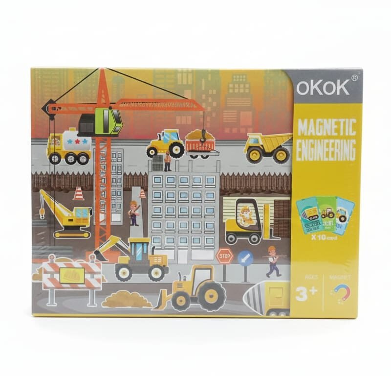 OKOK Magnetic Engineering Construction Puzzle