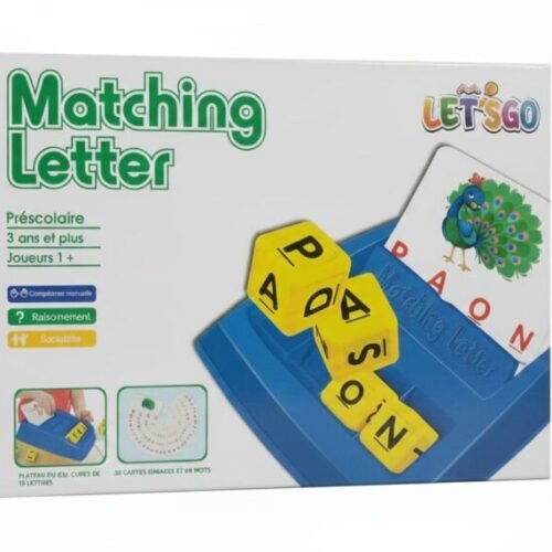 LET'S GO Matching Letter Game