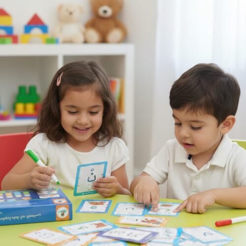 مجموعة تعليم الحروف العربية باللمس والقلم